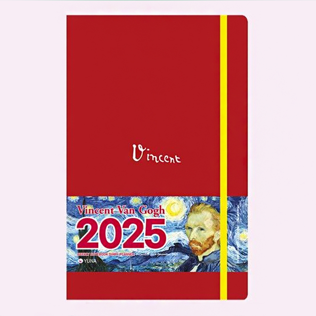 2025 Art Diary x Vincent Van Gogh - Red