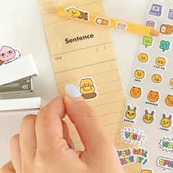 KAKAO Friends Say Cheese Mini Deco Sticker 2P Set