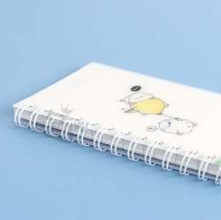 Long-tailed tit PP Left-Bound Notebook, Random