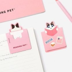 Reading Pet Index Magnetic Bookmark