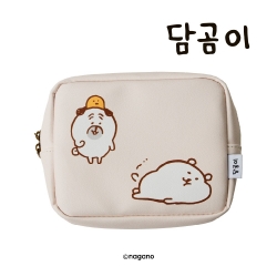 Damgome Beige Square pouch