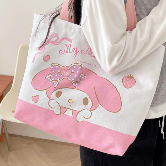 Sanrio Characters White Eco Bag - My Melody