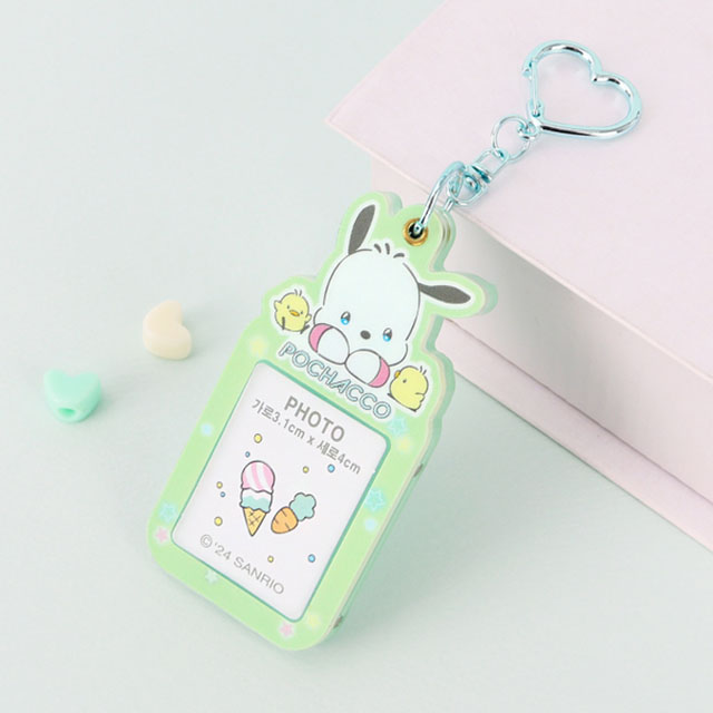 Pochacco Photo Card Holder Acrylic Keyring