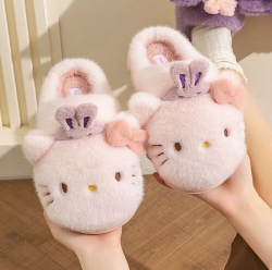 3D Face Winter Slippers - Hello Kitty Junior 200mm