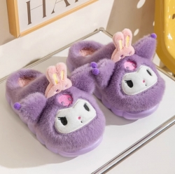 3D Face Winter Slippers - Kuromi Junior 200mm