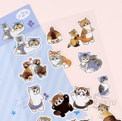 mofusand Flat Stickers Ver.2