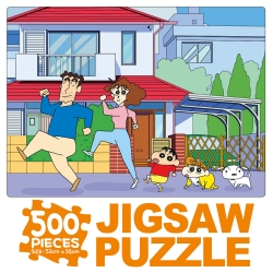 Shin Chan Jigsaw Puzzle 500 Pieces_Family Walk