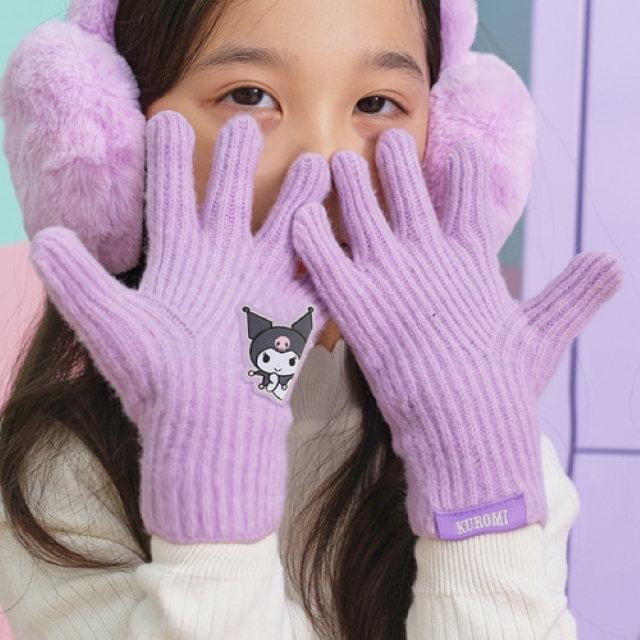 Kuromi Finger Touch Gloves