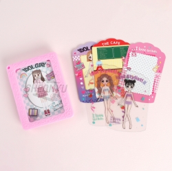 Girl-holic Card Case 3D Seal Coordination Sticker