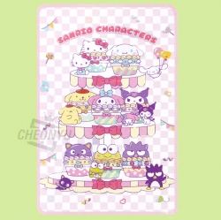 Sanrio Characters Blanket _ Check