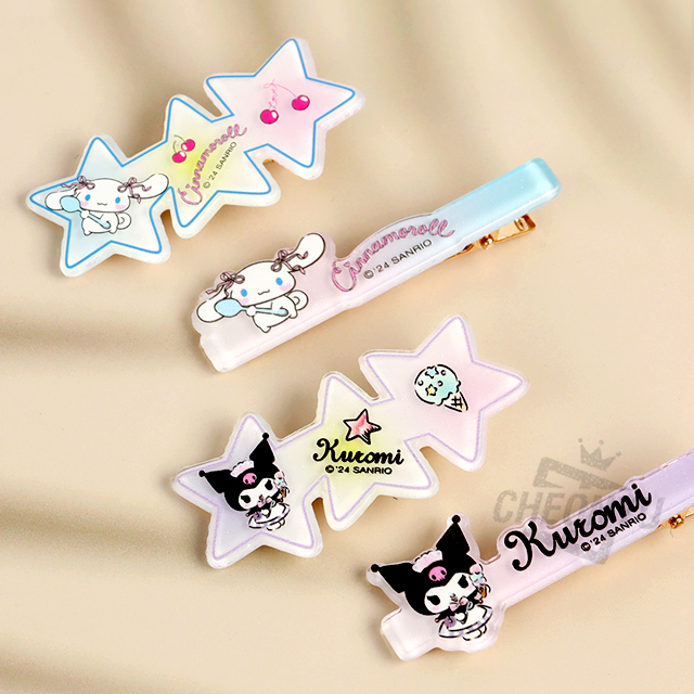 Sanrio Two types of tongs pins 03