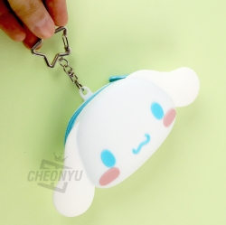 Sanrio Characters Face Silicon Coin Wallet