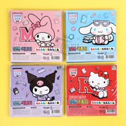 Sanrio Characters Double-sided Colored Paper 20 colors 100 sheets