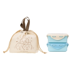 Chiikawa Compact 2-Layer Lunch Box and Pouch Set