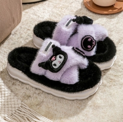 Sanrio Winter Slippers 235mm - Kuromi