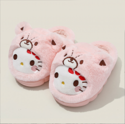 Sanrio Friends Winter Slippers 240mm - Hello Kitty