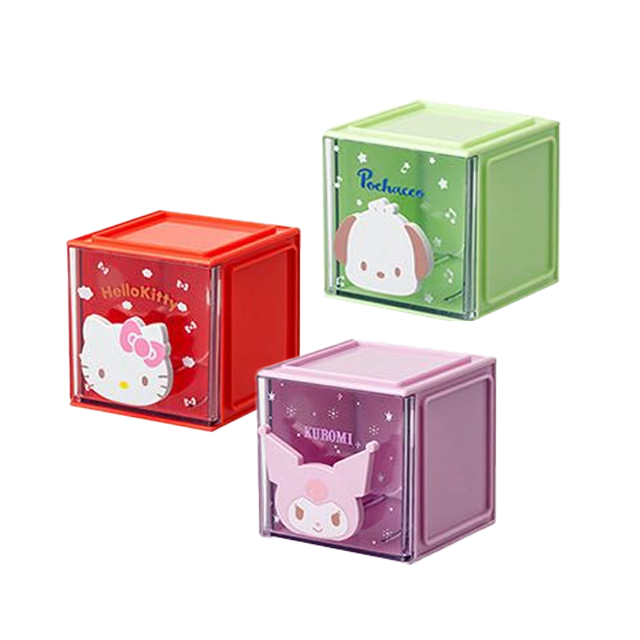 Sanrio Face Square Storage Box, Random