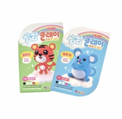 Imagination Clay Round Animals 5 Colors,Random