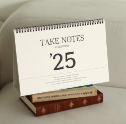 2025 Take Notes Desk Calendar