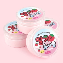 Strawberry Cotton Candy Slime (Single Item)