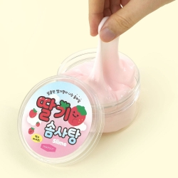 Strawberry Cotton Candy Slime (Single Item)