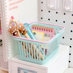 Pastel Small Organizing Shopping Basket (1 set of 12pcs)