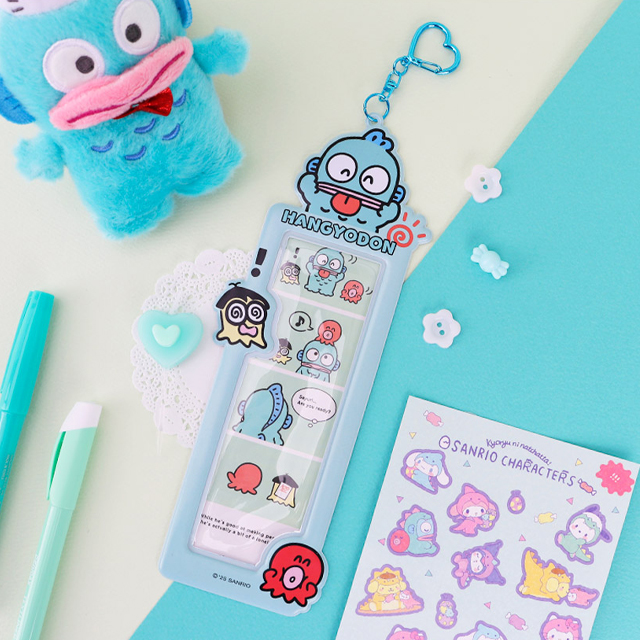Hangyodon Four-Cut Photo Keyring