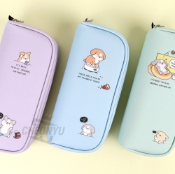 E-rinubgae Open up Fabric Pencil Case 