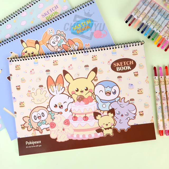 2000 POKEMON Sketch Book 5pcs, Random