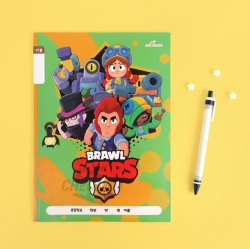 Brawl Stars 17Lines Note, Set of 8pcs