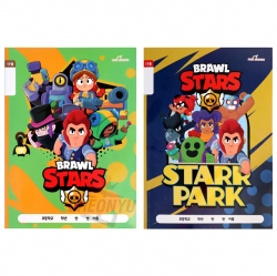 Brawl Stars 17Lines Note, Set of 8pcs