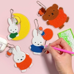 Miffy Jewel Keyring DIY