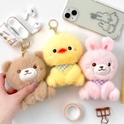 baby animal doll key ring random