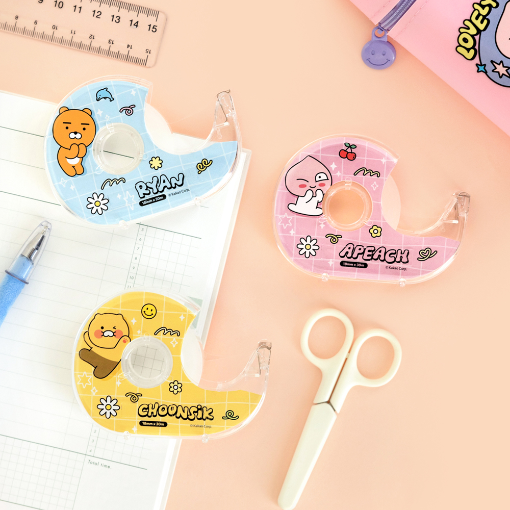 Kakao friends say cheese clear tape