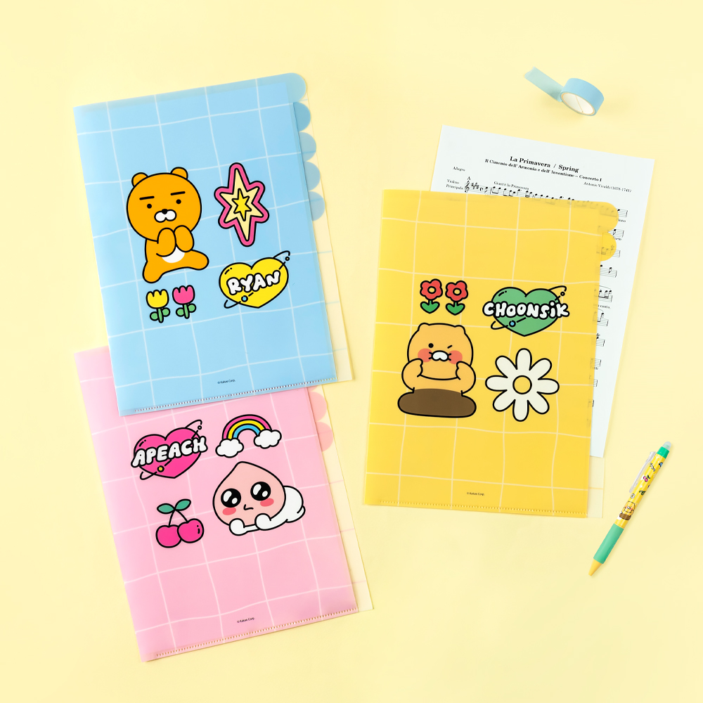 Kakao friends say cheese  Document File, 5Pockets 