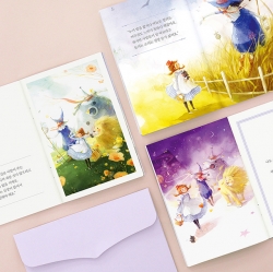 OZ's story message card book