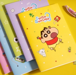 Crayon Shin-chan A5 Notebook (40 Sheets) – Set of 10pcs (5 Assorted Designs)