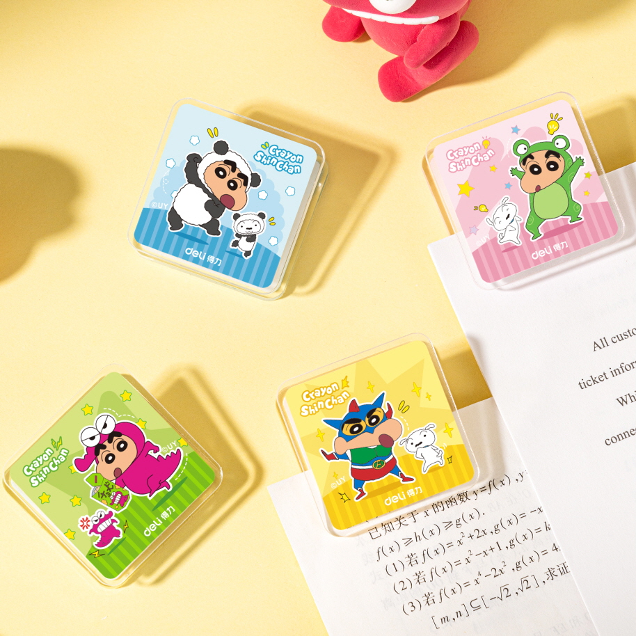 Crayon Shin-chan Transparent Acrylic Square Multi-Purpose Clip (Random)