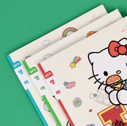 Sanrio Wide-Ruled English Notebook, Sets of 5pcs