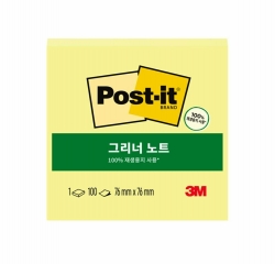 Post-it Sticky Note Pad 1ea, 76X76mm, 100 Sheets(654R)