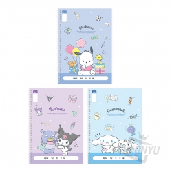 Sanrio 3~6 grade Lines Notebook, 8pcs