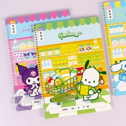 Sanrio Small Compartment Notice Note, 8pcs