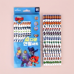 Brawl Stars 8pcs pencil set