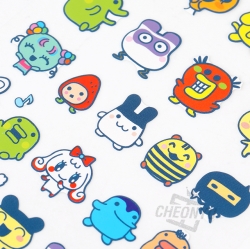 Tamagochi 4size Sticker - Color