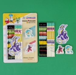 Pokémon Pencil and Eraser Set