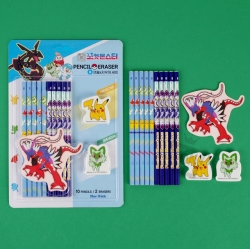 Pokémon Pencil and Eraser Set