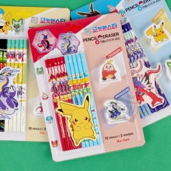 Pokémon Pencil and Eraser Set