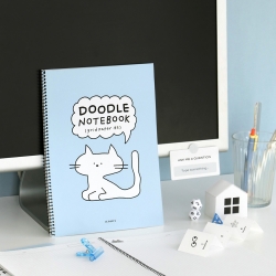 Doodle Grid Notebook