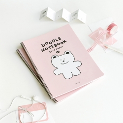 Doodle Grid Notebook