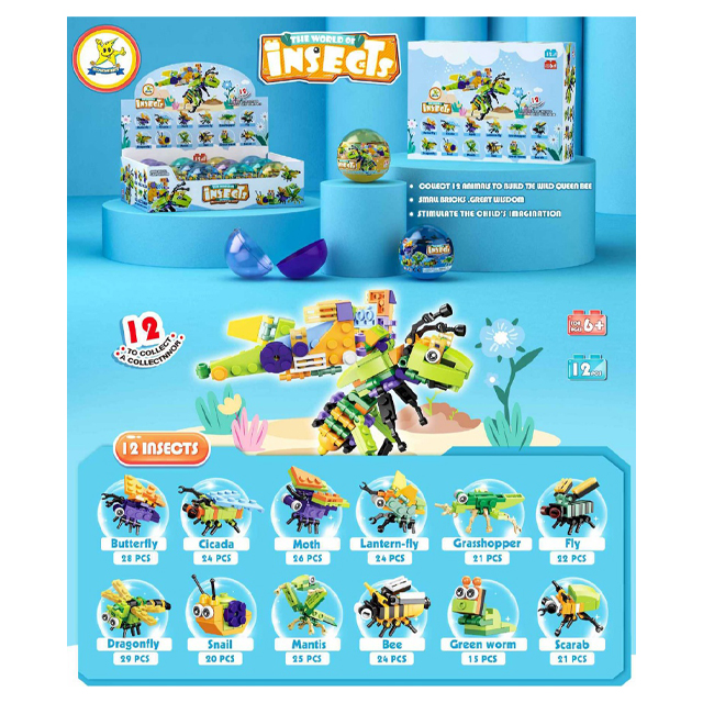 .Capsule Block Insect Bee 